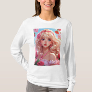 T-shirt princesse des fleurs