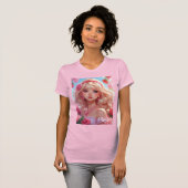 T-shirt princesse des fleurs (Devant entier)