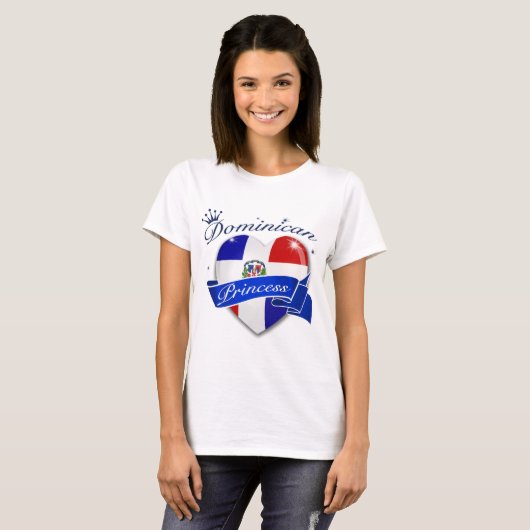 T-shirt Princesse dominicaine (Devant entier)