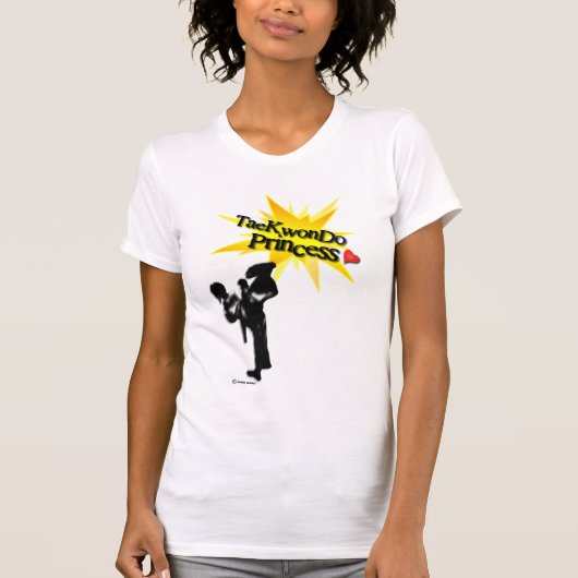 T-shirt Princesse du Taekwondo ! (Devant)