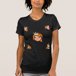 T-shirt princesse emoji