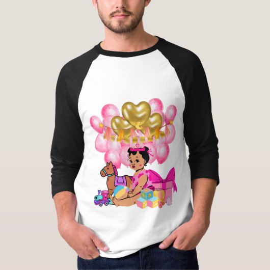 T-shirt Princesse en rose (Devant)