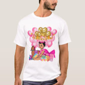 T-shirt Princesse en rose (Devant)