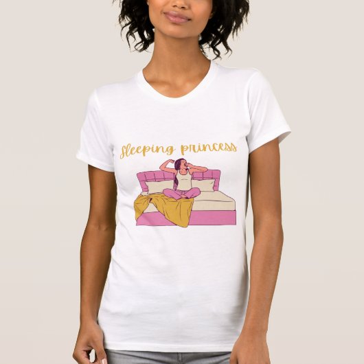 T-shirt princesse endormie (Devant)
