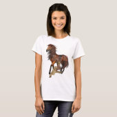 T-shirt Princesse et Chemise du cheval amérindien (Devant entier)