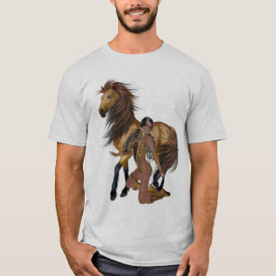 T-shirt Princesse et Chemise du cheval amérindien
