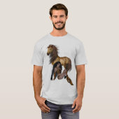 T-shirt Princesse et Chemise du cheval amérindien (Devant entier)