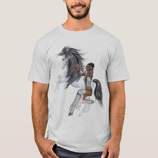 T-shirt Princesse et Chemise Stallion d'Amérique (Devant)