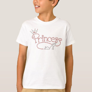 T-shirt Princesse fascinante Crown et chaussure de talon