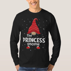 T-shirt Princesse Gnome Famille Correspondant Noël Drôle P