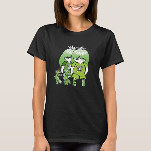 T-shirt Princesse Green (Devant)
