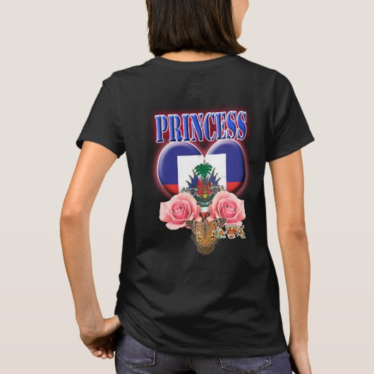 T-shirt Princesse haïtienne (Dos)