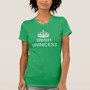 T-shirt Princesse irlandaise sur le vert de Kelly