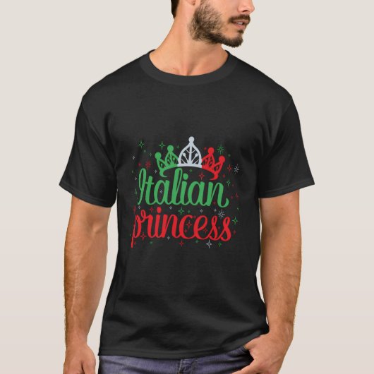 T-shirt Princesse italienne (Devant)