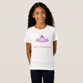 T-Shirt Princesse JoCo avec tiara violette (Devant entier)