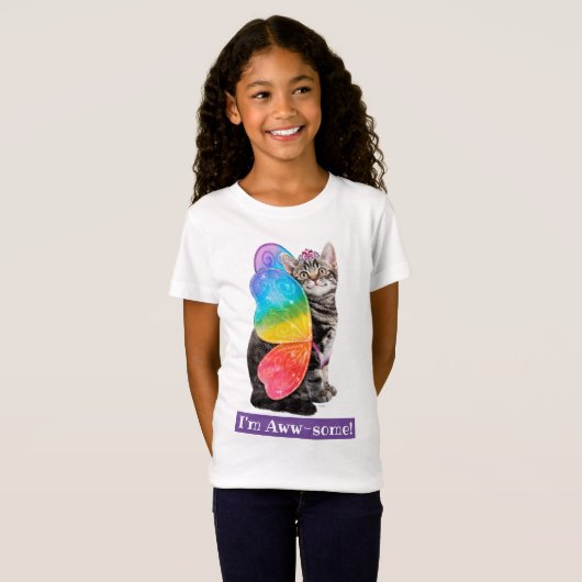 T-Shirt Princesse Kitten (Devant entier)