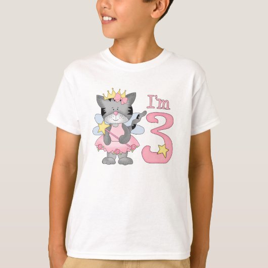 T-shirt Princesse Kitty 3e anniversaire (Devant)
