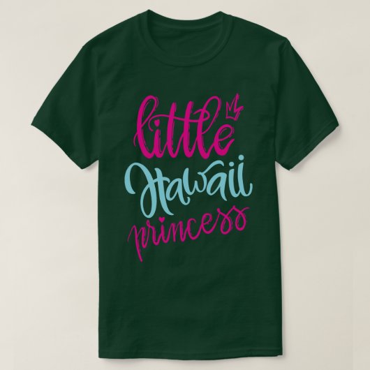 T-shirt Princesse Little Hawaii (Design devant)