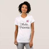 T-shirt Princesse mignonne de cannelure (Devant entier)