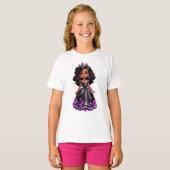 T-shirt Princesse noire (Devant entier)