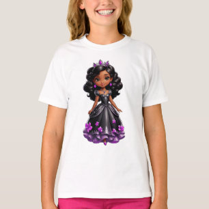 T-shirt Princesse noire