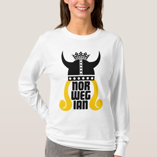 T-shirt Princesse norvégienne Funny Ladies Long Sleeve T (Devant)