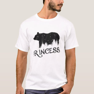 T-shirt Princesse Ours Cadeau Mère / Fête des pères