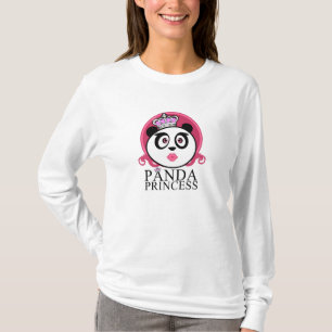 T-shirt Princesse Panda Panda Reine Mignonne