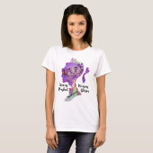 T-shirt Princesse Ponytail portant des lunettes (Devant entier)
