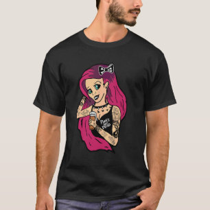 T-shirt Princesse Punk Rock