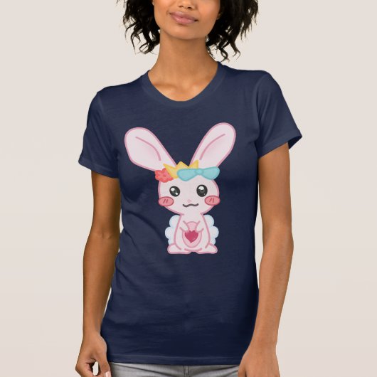 T-shirt Princesse Rainbow V-Cou (Devant)