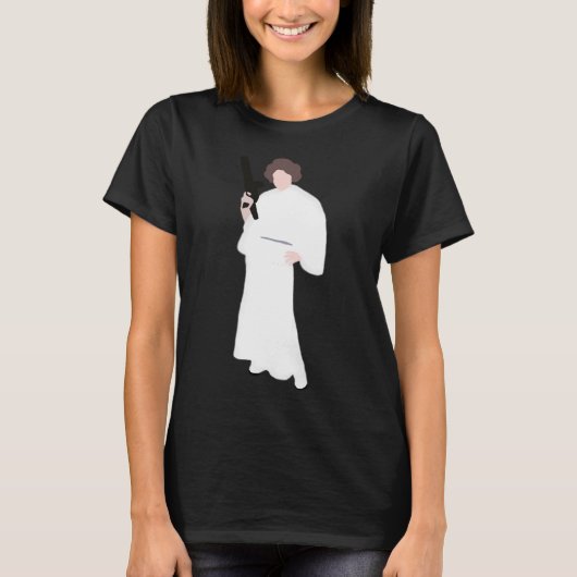 T-shirt princesse rebelle (Devant)