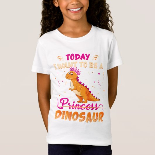 T-Shirt Princesse Rex Dino Diva (Devant)