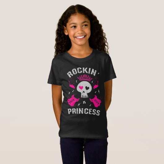 T-Shirt Princesse Rockin (Devant entier)
