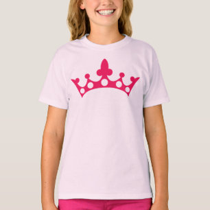 T-shirt princesse rose Tiara