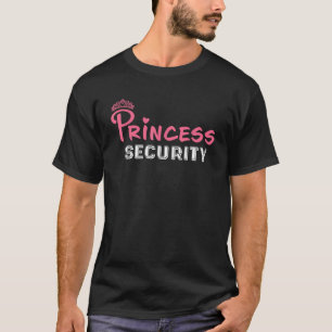 T-shirt Princesse Sécurité Anniversaire Fête d'Halloween D