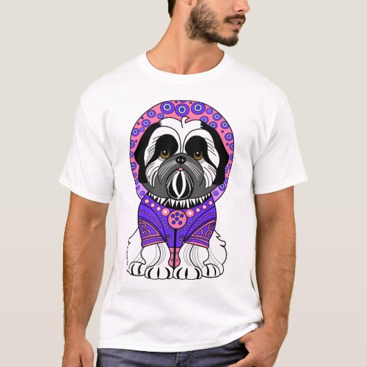 T-shirt Princesse Shih Tzu (Devant)