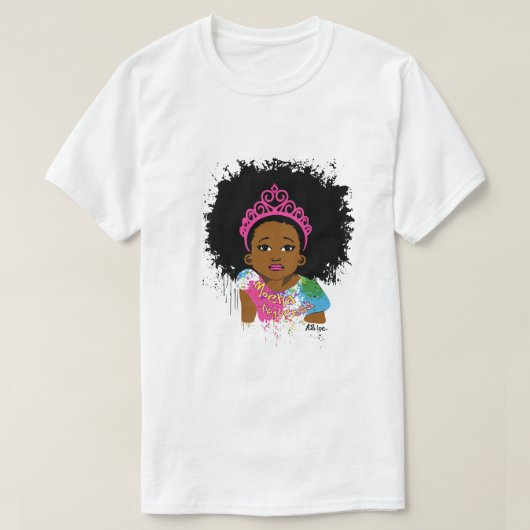 T-shirt Princesse Shirt de moka (Design devant)