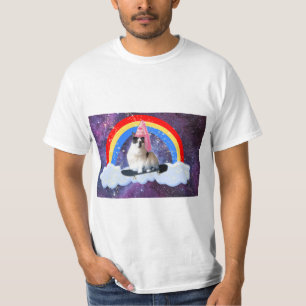 T-shirt Princesse Skateboard Shirt Men's d'arc-en-ciel de