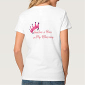 T-shirt Princesse Tee d'anniversaire (Dos)
