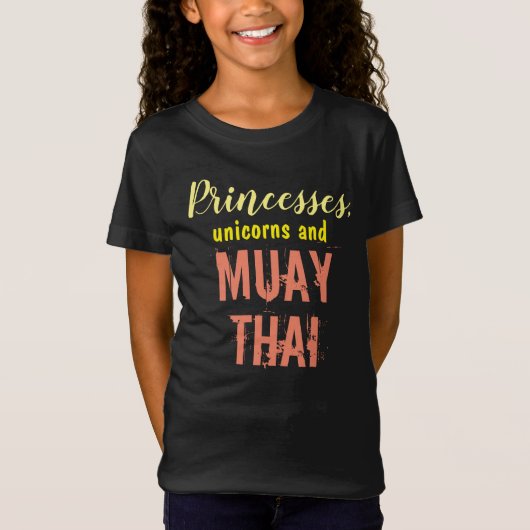 T-Shirt Princesse thaïlandaise de Muay (Devant)