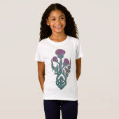 T-Shirt Princesse Thistle Celtic Knot (Devant entier)