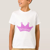 T-shirt Princesse Tiara Crown (Devant)