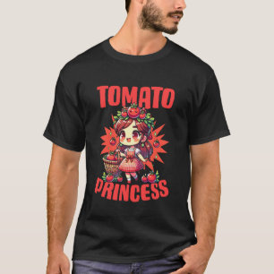 T-shirt Princesse Tomate Jardin de Fruits Végétalienne Amo