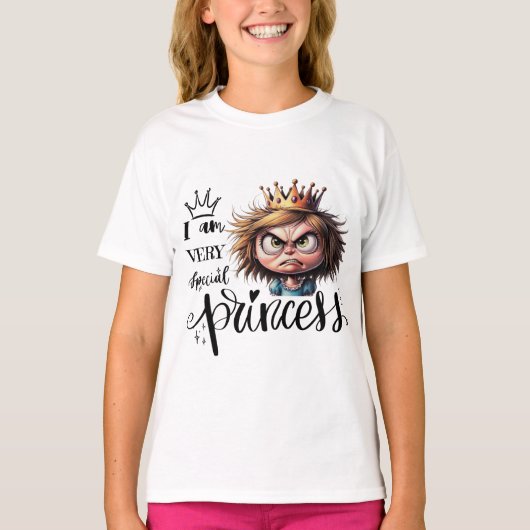 T-shirt princesse très spéciale (Devant)
