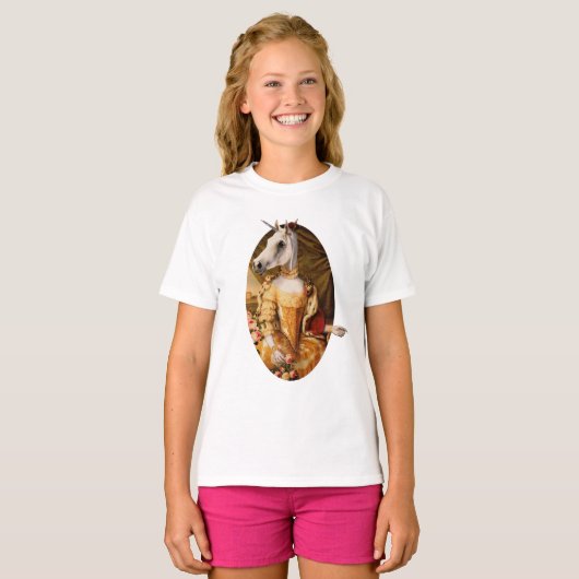 T-shirt Princesse Unicorn (Devant entier)