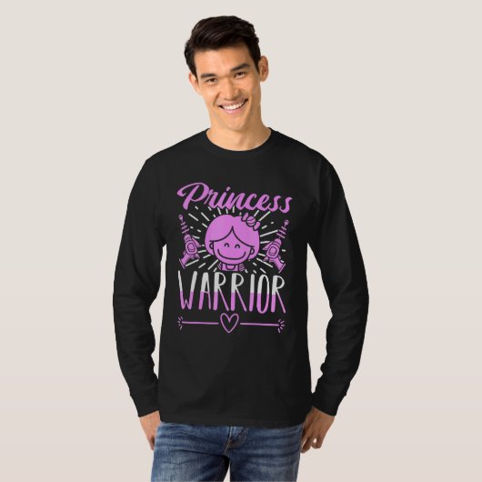 T-shirt Princesse Warrior (Devant entier)