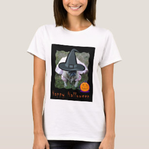 T-shirt Princesse Witch Halloween Shirt de chien de carlin