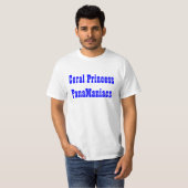 T-shirt PrincessPanaManiacs de corail (Devant entier)