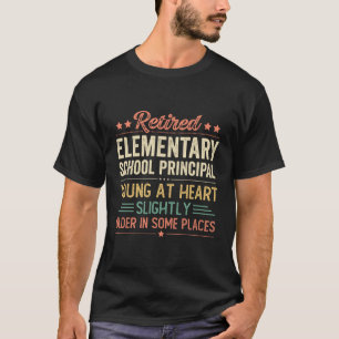 T-shirt Principal de l'école primaire à la retraite